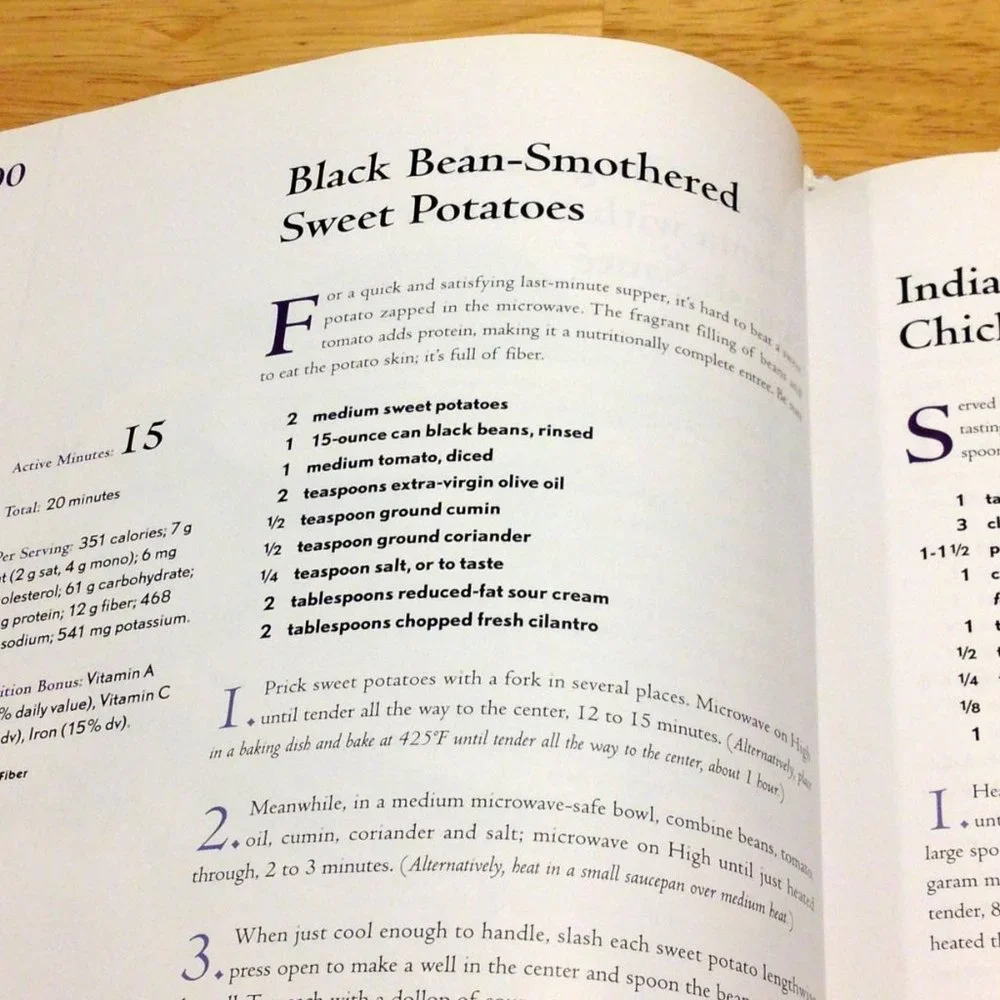 Quick Supper Recipes, Eating Well Serves Two Cookbook